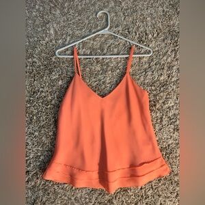 Aritzia Talula Vibrant Orange Camisole Top
